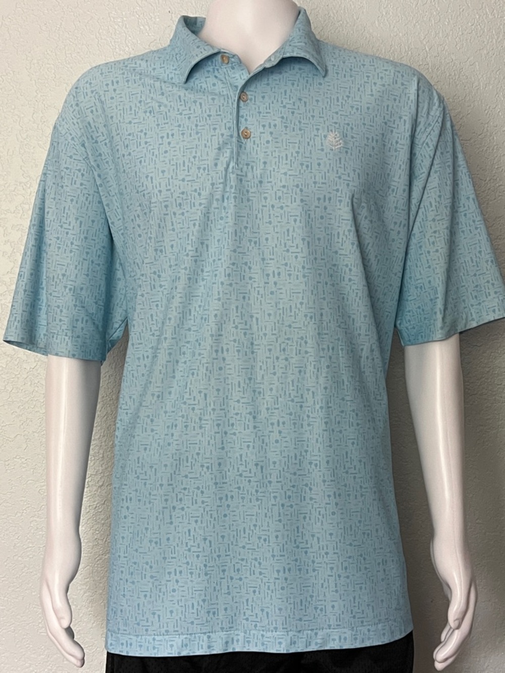 Peter Millar Performance Golf Polo Blue XXL Summer Comfort Short Sleeve